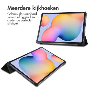 iMoshion Trifold Bookcase Samsung Galaxy Tab S6 Lite / Tab S6 Lite (2022) - Zwart