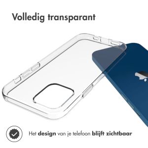Accezz Clear Backcover iPhone 12 Mini - Transparant
