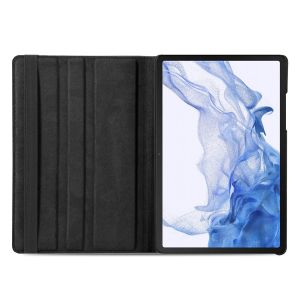 iMoshion 360° draaibare Bookcase Samsung Galaxy Tab S8 / S7 - Zwart