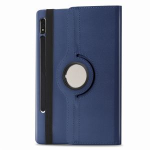 iMoshion 360° draaibare Bookcase Samsung Galaxy Tab S8 / S7 - Donkerblauw