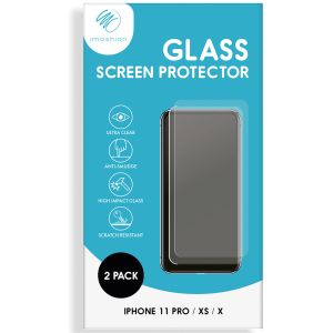 iMoshion Screenprotector Gehard Glas 2 pack iPhone 11 Pro / Xs / X
