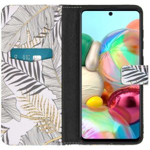 iMoshion Design Softcase Bookcase Galaxy A71 - Glamour Botanic