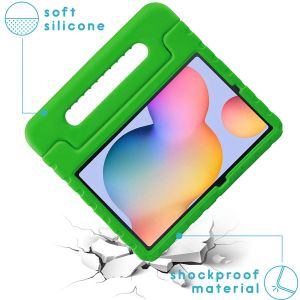 iMoshion Kidsproof Backcover met handvat Samsung Galaxy Tab S6 Lite / Tab S6 Lite (2022) - Groen