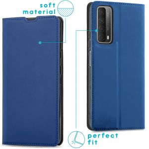 iMoshion Slim Folio Bookcase Huawei P Smart (2021) - Donkerblauw