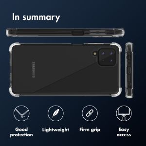 iMoshion Shockproof Case Samsung Galaxy A12 - Transparant