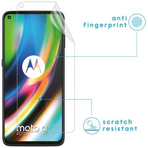 iMoshion Screenprotector Folie 3 pack Motorola Moto G9 Plus
