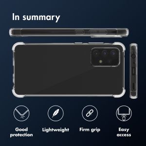 iMoshion Shockproof Case Samsung Galaxy A52(s) (5G/4G) - Transparant