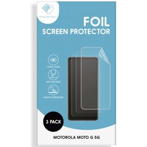 iMoshion Screenprotector Folie 3 pack Motorola Moto G 5G