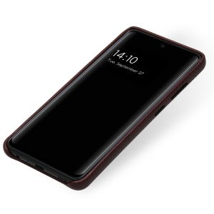 Selencia Gaia Slang Backcover Samsung Galaxy A52(s) (5G/4G) - Donkerrood
