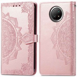 iMoshion Mandala Booktype Xiaomi Redmi Note 9T (5G) - Rosé Goud