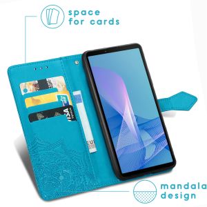 iMoshion Mandala Bookcase Sony Xperia 10 III - Lichtblauw