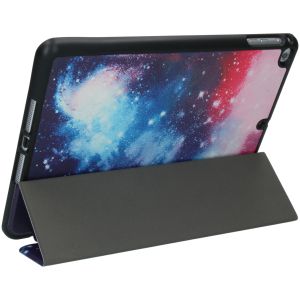 iMoshion Design Trifold Bookcase iPad 6 (2018) 9.7 inch / iPad 5 (2017) 9.7 inch / Air 2 (2014) /Air 1 (2013) - Space Design