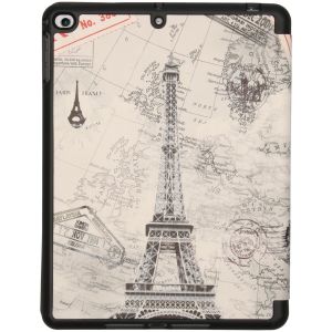 iMoshion Design Trifold Bookcase iPad 6 (2018) 9.7 inch / iPad 5 (2017) 9.7 inch / Air 2 (2014) /Air 1 (2013) - Parijs