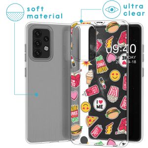 iMoshion Design hoesje Samsung Galaxy A52(s) (5G/4G) - Fastfood - Multicolor