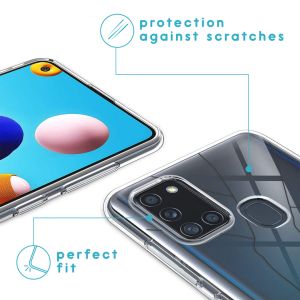 iMoshion Design hoesje Samsung Galaxy A21s - Hand - Transparant