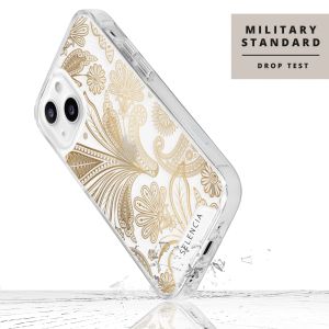 Selencia Fashion Extra Beschermende Backcover iPhone 13 Mini - Paisley Gold