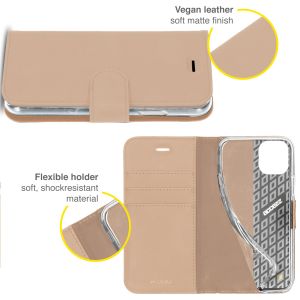 Accezz Wallet Softcase Bookcase iPhone 13 Pro - Goud