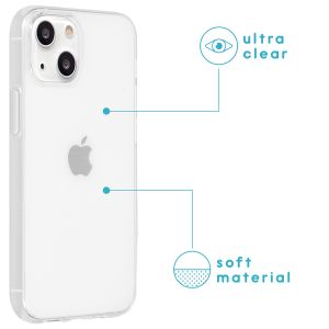 iMoshion Softcase Backcover iPhone 13 Mini - Transparant