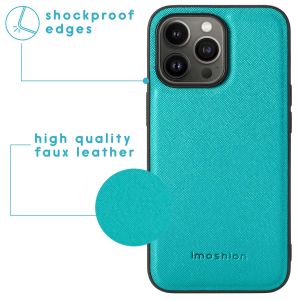 iMoshion Luxe Portemonnee iPhone 13 Pro Max - Turquoise