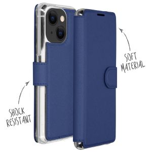 Accezz Xtreme Wallet Bookcase iPhone 13 - Donkerblauw