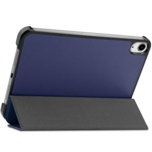 iMoshion Trifold Bookcase iPad Mini 6 (2021) - Donkerblauw