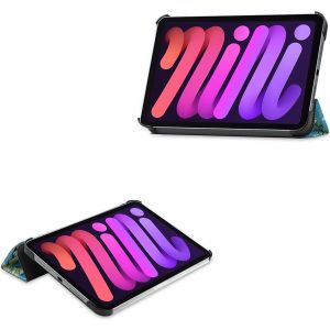 iMoshion Design Trifold Bookcase iPad Mini 6 (2021) - Groene Plant