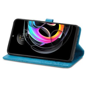 iMoshion Mandala Bookcase Motorola Moto Edge 20 Lite - Turquoise