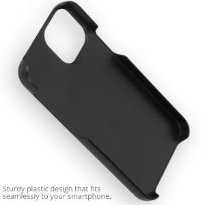 Ontwerp je eigen iPhone 13 Mini hardcase hoesje - Zwart