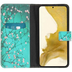 iMoshion Design Softcase Bookcase Samsung Galaxy S22 Plus - Blossom