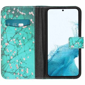 iMoshion Design Softcase Bookcase Samsung Galaxy S22 - Blossom