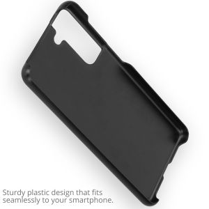 Ontwerp je eigen Samsung Galaxy S21 FE hardcase hoesje - Zwart