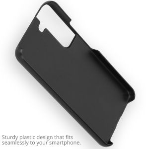 Ontwerp je eigen Samsung Galaxy S22 hardcase hoesje - Zwart