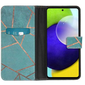 iMoshion Design Softcase Bookcase Samsung Galaxy A53 - Blue Graphic
