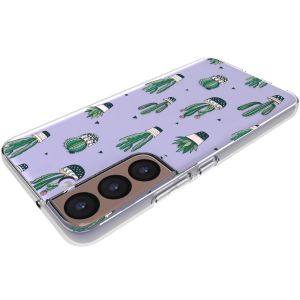 iMoshion Design hoesje Samsung Galaxy S22 - Cactus - Groen