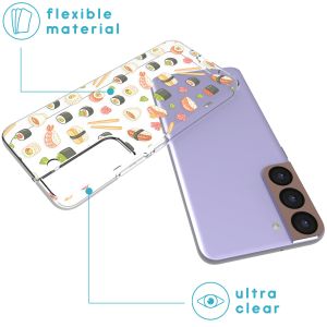 iMoshion Design hoesje Samsung Galaxy S22 - Sushi - Multicolor