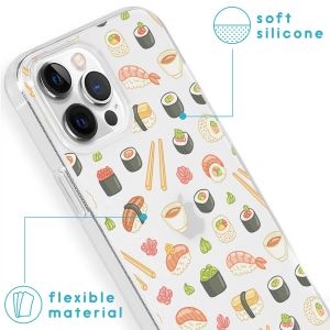 iMoshion Design hoesje iPhone 13 Pro - Sushi - Multicolor