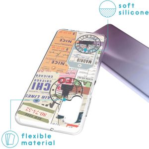 iMoshion Design hoesje Samsung Galaxy A32 (5G) - Reizen - Multicolor
