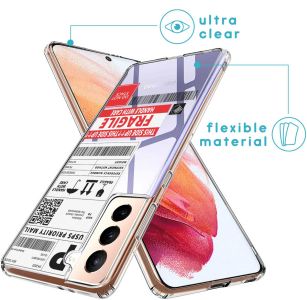 iMoshion Design hoesje Samsung Galaxy S21 - Label