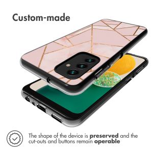 iMoshion Design hoesje Samsung Galaxy A13 (5G) / A04s - Grafisch Koper / Roze