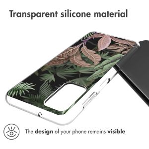 iMoshion Design hoesje Samsung Galaxy A13 (5G) / A04s - Jungle - Groen / Roze