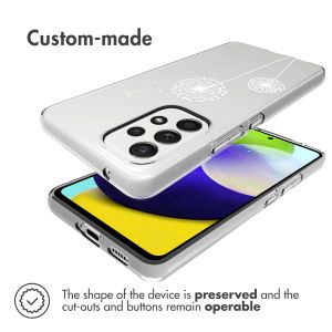 iMoshion Design hoesje Samsung Galaxy A53 - Paardenbloem - Wit
