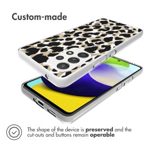 iMoshion Design hoesje Samsung Galaxy A53 - Luipaard / Zwart