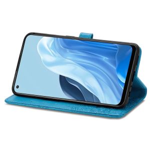 iMoshion Mandala Bookcase Oppo Find X5 Lite 5G - Turquoise