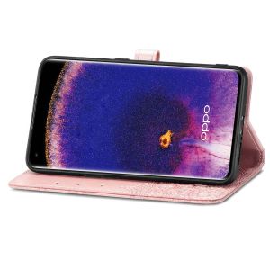 iMoshion Mandala Bookcase Oppo Find X5 Pro 5G - Rosé Goud