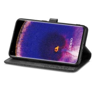 iMoshion Mandala Bookcase Oppo Find X5 Pro 5G - Zwart