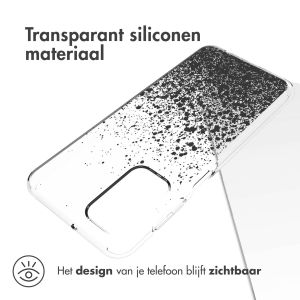 iMoshion Design hoesje Samsung Galaxy A23 (5G) - Spetters - Zwart