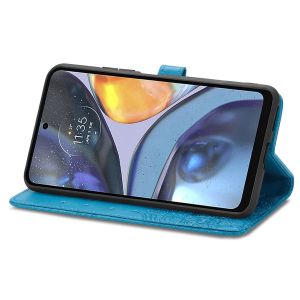 iMoshion Mandala Bookcase Motorola Moto G22 - Turquoise