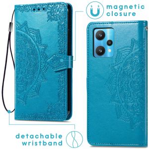 iMoshion Mandala Bookcase Realme 9 Pro Plus - Turquoise