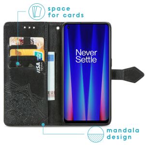 iMoshion Mandala Bookcase OnePlus Nord CE 2 5G - Zwart