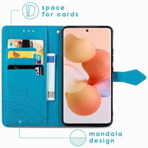 iMoshion Mandala Bookcase Xiaomi 12 Lite - Turquoise